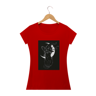 Nome do produto Camiseta Feminina Cats - Bruxa