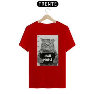 Nome do produto Camiseta Classica Cats - I Hate People