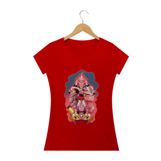Nome do produto Camiseta Feminina Dragon Ball - Majin Boo fases