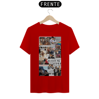 Nome do produto Camiseta Classica Vermelho Branco e Sangue azul 