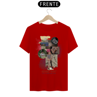 Nome do produto Camiseta Classica Vermelho Branco e Sangue azul - HUH?