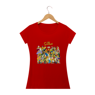 Nome do produto Camiseta Feminina Os Simpsons - Personagens