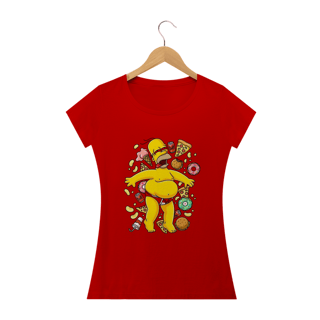 Nome do produto Camiseta Feminina Os Simpsons - Homer