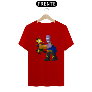 Nome do produto Camiseta Classica Os Simpsons - Thanos e Loki