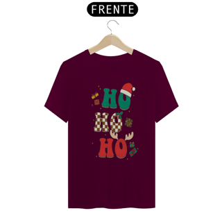 Nome do produto Camiseta Classica Natal - Ho Ho Ho