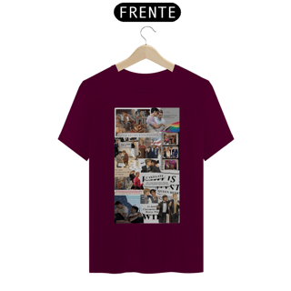 Nome do produto Camiseta Classica Vermelho Branco e Sangue azul 