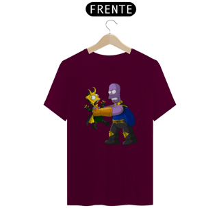 Nome do produto Camiseta Classica Os Simpsons - Thanos e Loki