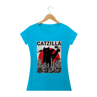 Nome do produto Camiseta Feminina Cats - Catzilla