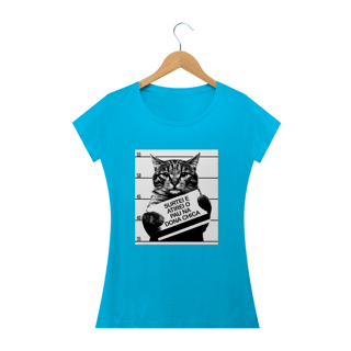 Nome do produto Camiseta Feminina Cats - Dona Chica