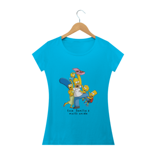 Nome do produto Camiseta Feminina Os Simpsons - Familia2