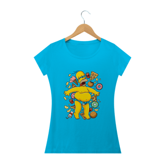 Nome do produto Camiseta Feminina Os Simpsons - Homer
