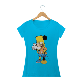 Nome do produto Camiseta Feminina Os Simpsons - Bart Mouse