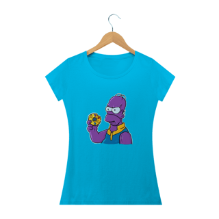 Nome do produto Camiseta Feminina Os Simpsons - Thanos Simpson