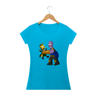 Nome do produto Camiseta Feminina Os Simpsons - Thanos e Loki