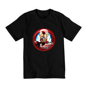 camisa infantil homem de ferro 