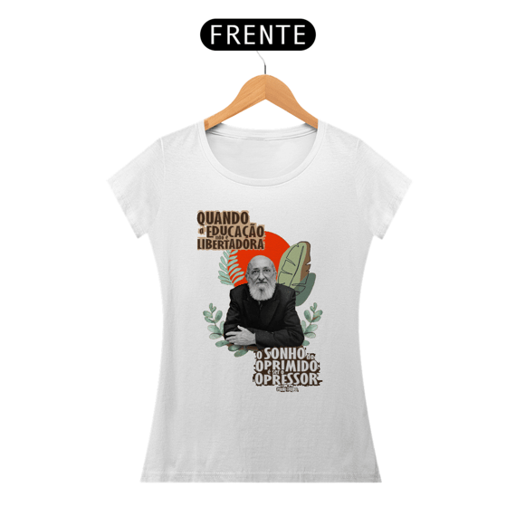 BABY LOOK PAULO FREIRE LIBERTADOR