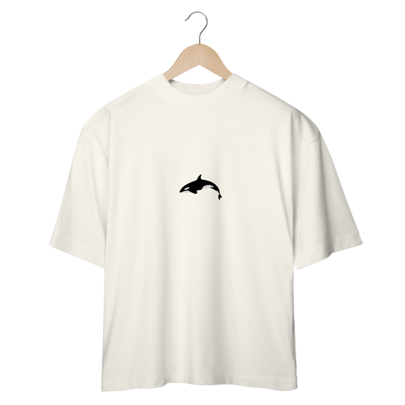 Camiseta Oversized Baleia