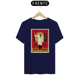Nome do produto Camiseta Henry Rollins (Rollins Band) Good to See you Tour 2022