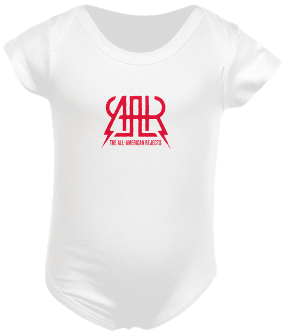 Body Infantil THE ALL-AMERICAN REJECTS Logo Vermelho