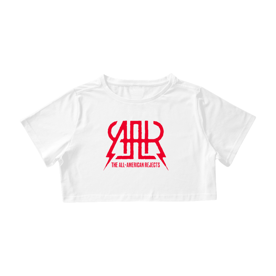 Camiseta Cropped THE ALL-AMERICAN REJECTS Logo Vermelho