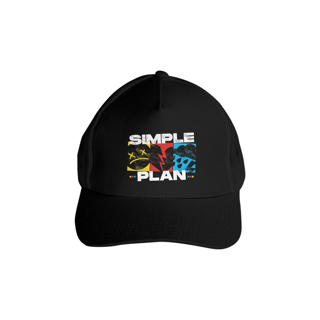 Boné SIMPLE PLAN Americano com Tela