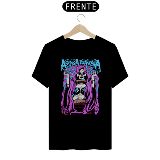 Nome do produto Camiseta ASKING ALEXANDRIA Preta Skull Hourglass Time CGA