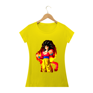 Nome do produto camiseta feminina goku ss4