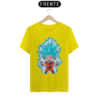 Nome do produto camiseta t-shirt quality goku blue chibi