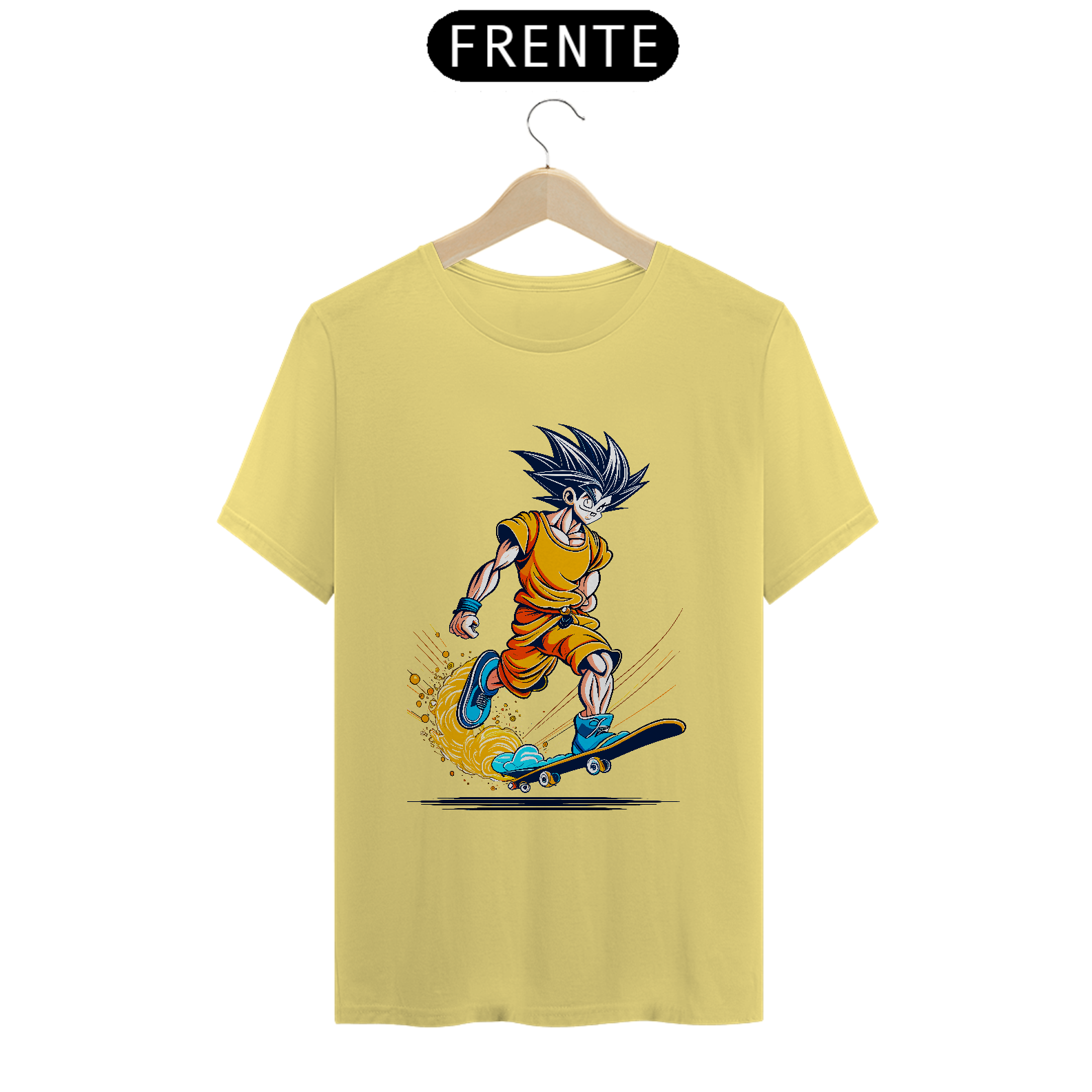 camiseta estonada goku skaeteboard