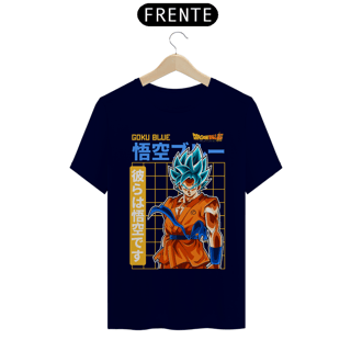 Nome do produto camiseta t-shirt quality goku blue