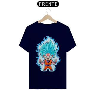 Nome do produto camiseta t-shirt quality goku blue chibi