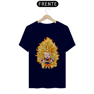 Nome do produto camiseta t-shirt quality goku ss3 chibi