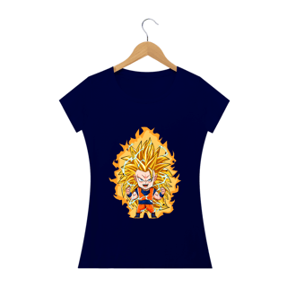 Nome do produto camiseta feminina goku ss3