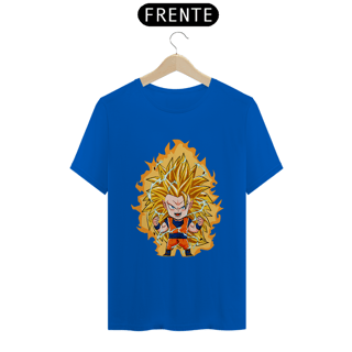 Nome do produto camiseta t-shirt quality goku ss3 chibi