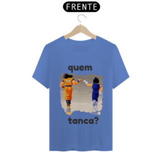 Nome do produto camiseta estonada goku e vegeta '' quem tanca ''