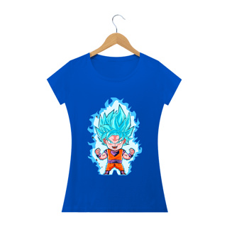 Nome do produto camiseta feminina goku blue