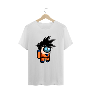 camiseta plus size goku chibi