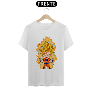 Nome do produto camiseta t-shirt quality goku ss2 chibi