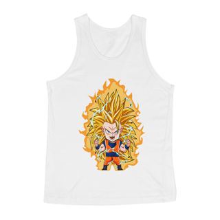 Nome do produto regata masc goku ss3 chibi