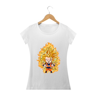 Nome do produto camiseta feminina goku ss3