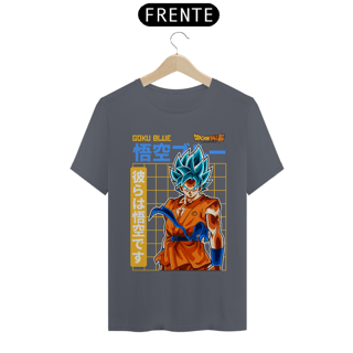 Nome do produto camiseta t-shirt quality goku blue