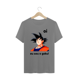 Nome do produto camisa plus size ''oi eu sou o goku ''