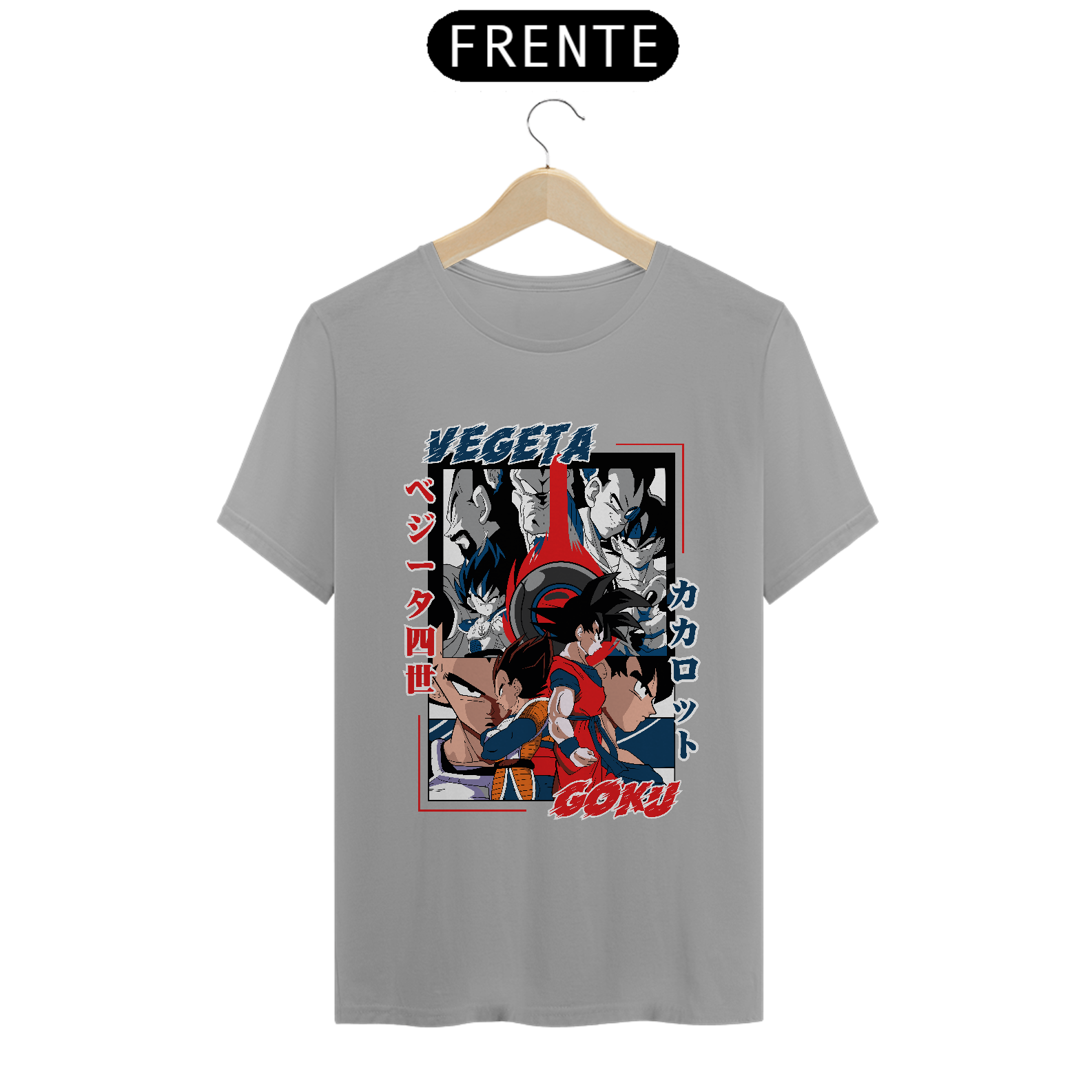 camiseta t-shirt quality goku e vegeta 