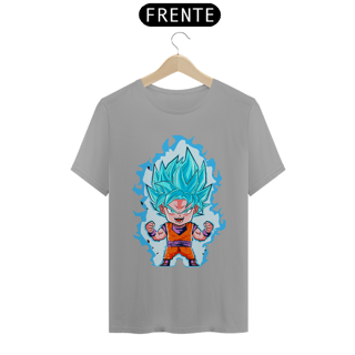 Nome do produto camiseta t-shirt quality goku blue chibi