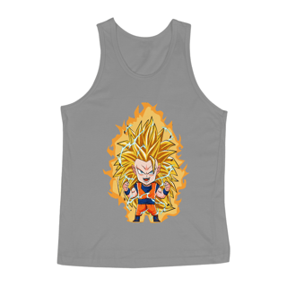 Nome do produto regata masc goku ss3 chibi