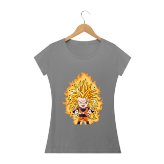 Nome do produto camiseta feminina goku ss3