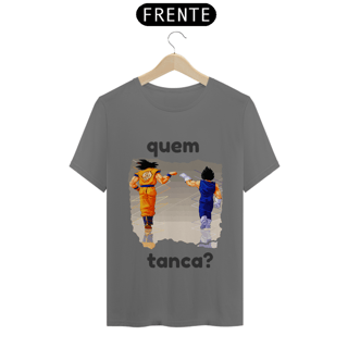 Nome do produto camiseta estonada goku e vegeta '' quem tanca ''