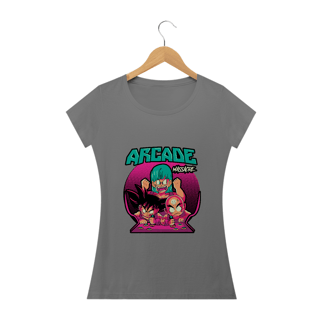 Nome do produto camiseta estonada feminina arcade