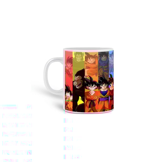 caneca goku fases