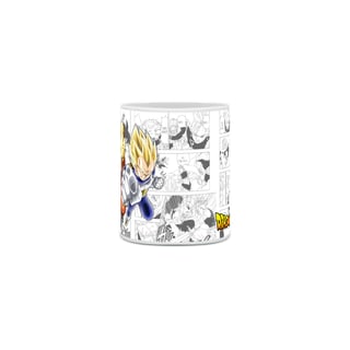 Nome do produto caneca goku e vegeta ssj quadrinho